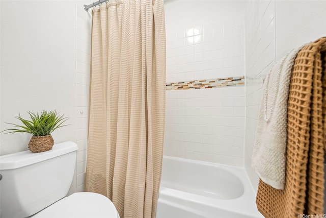 355 Aoloa St Unit D203, Kailua, HI 96734 - bathroom featuring shower / bathtub combination with curtain and toilet