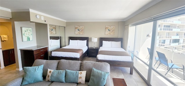 1777 Ala Moana Blvd Unit 1506, Honolulu, HI 96815 - bedroom with ornamental molding