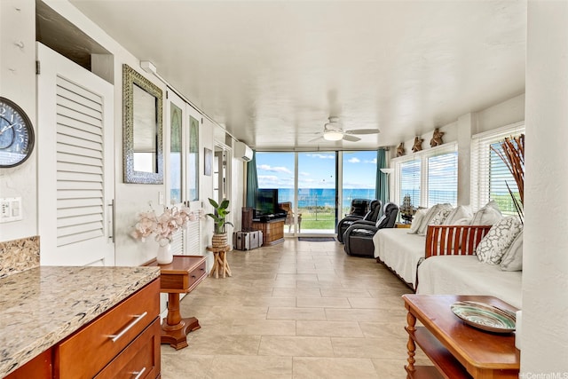 87-561 Farrington Hwy Unit 102, Waianae, HI 96792 - sunroom with a wall mounted AC
