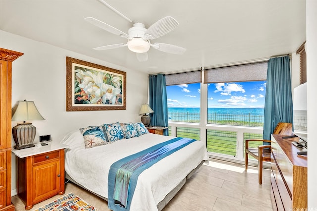 87-561 Farrington Hwy Unit 102, Waianae, HI 96792 - bedroom featuring ceiling fan