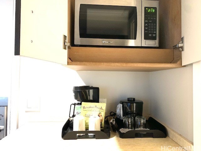 1850 Ala Moana Blvd Unit 819, Honolulu, HI 96815 - kitchen view of stainless steel microwave