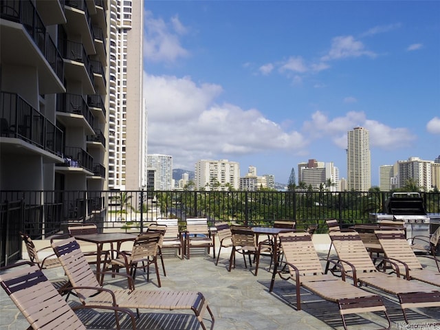 1850 Ala Moana Blvd Unit 819, Honolulu, HI 96815 - view of patio with a view of skyline