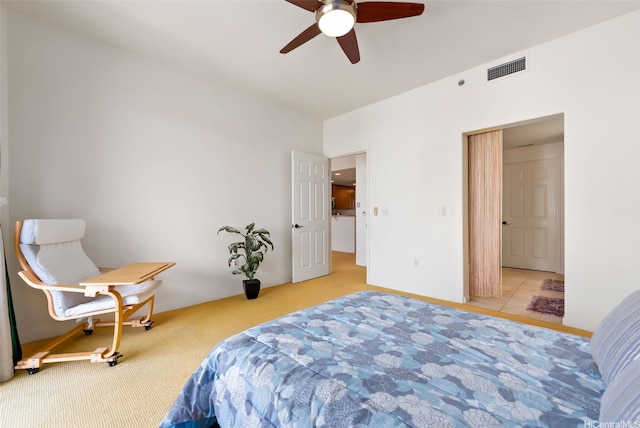 520 Lunalilo Home Rd Unit 7411, Honolulu, HI 96825 - carpeted bedroom with a ceiling fan
