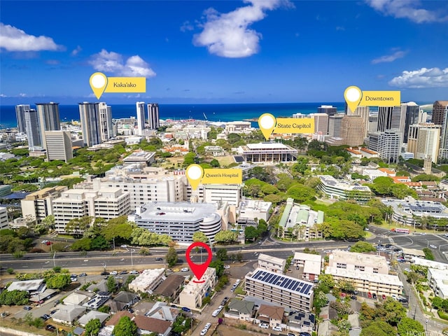 502 Captain Cook Ave Unit 301, Honolulu, HI 96813 - view of urban area featuring a nearby body of water