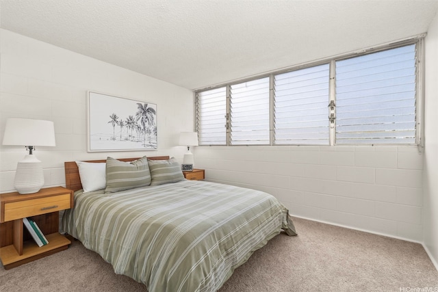 502 Captain Cook Ave Unit 301, Honolulu, HI 96813 - bedroom featuring carpet flooring, multiple windows, and a textured ceiling