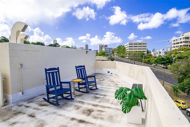 502 Captain Cook Ave Unit 301, Honolulu, HI 96813 - view of patio with a view of city