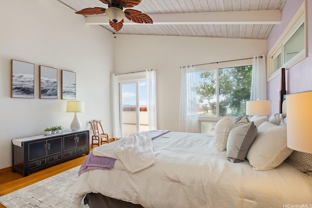 846 Mokulua Dr, Kailua, HI 96734 - bedroom featuring wood ceiling and wood finished floors