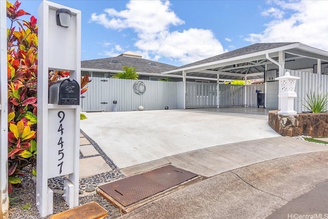 94-457 Akoa Pl, Mililani, HI 96789 - view of patio with a carport