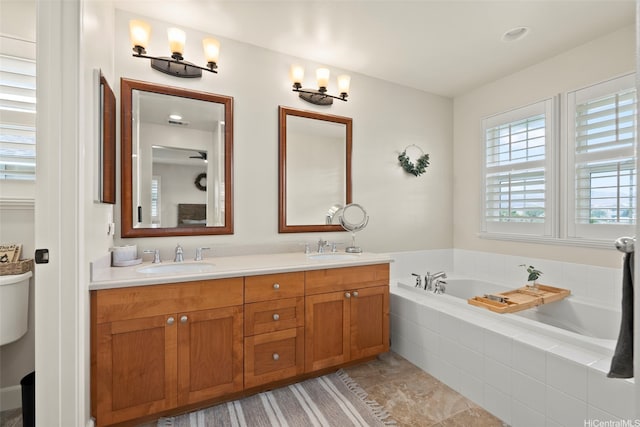 91-1158 Kai Oio St, Ewa Beach, HI 96706 - bathroom featuring double vanity and a bath