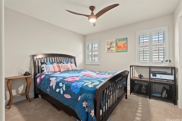 91-1158 Kai Oio St, Ewa Beach, HI 96706 - bedroom with carpet floors, baseboards, and a ceiling fan