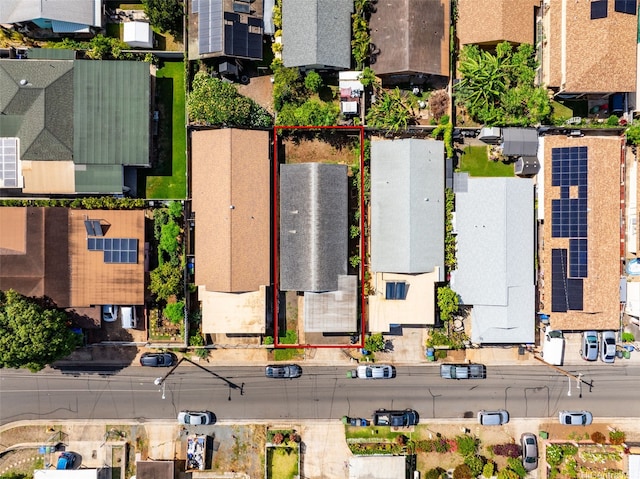91-1338-A Karayan St, Ewa Beach, HI 96706 - aerial perspective of suburban area featuring property parcel outlined