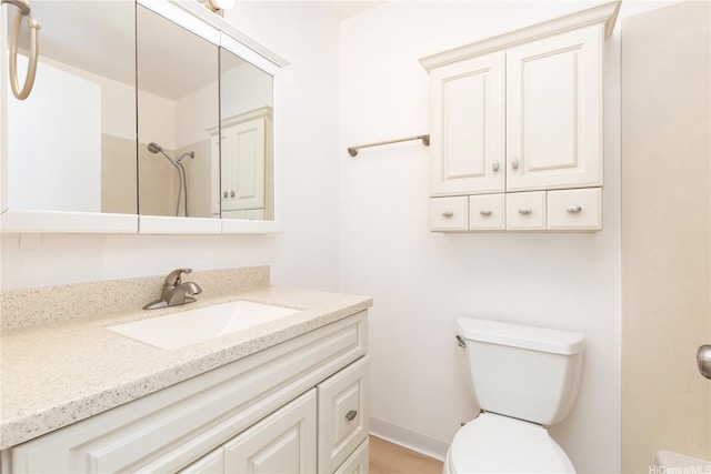 44-374 Olina St Unit 1, Kaneohe, HI 96744 - bathroom featuring vanity, toilet, and a shower