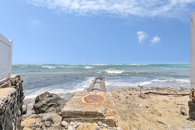 54-220 Kaipapau Loop, Hauula, HI 96717 - water view featuring local beach