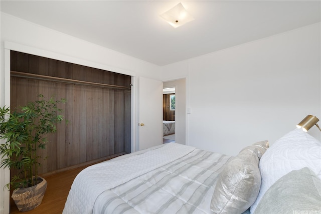 87-217 Maia St, Waianae, HI 96792 - bedroom featuring wood finished floors and a closet