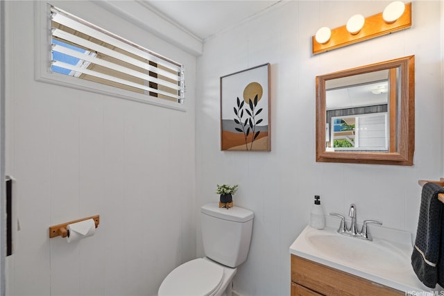 87-217 Maia St, Waianae, HI 96792 - bathroom with vanity, toilet, and healthy amount of natural light