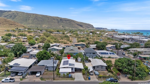 87-217 Maia St, Waianae, HI 96792 - aerial view of residential area with a water and mountain view