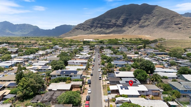 87-217 Maia St, Waianae, HI 96792 - aerial perspective of suburban area with a mountainous background