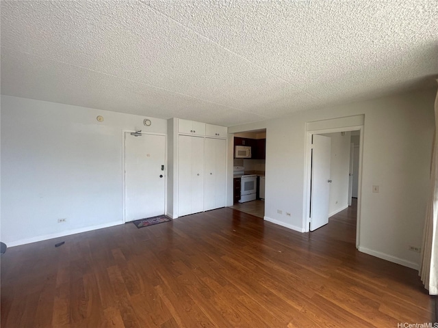 430 Keoniana St Unit 811, Honolulu, HI 96815 - unfurnished room featuring a textured ceiling and dark wood-style flooring