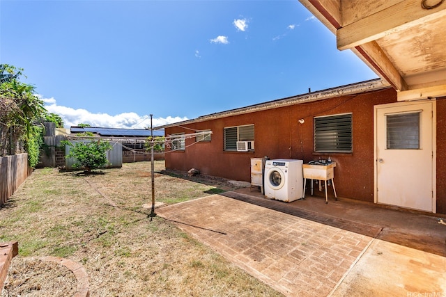 94-533 Ulieo St, Waipahu, HI 96797 - view of yard with washer / dryer, a patio, and cooling unit