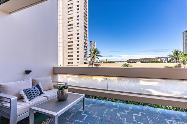 500 University Ave Unit 532, Honolulu, HI 96826 - balcony featuring outdoor lounge area