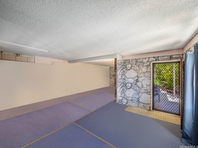509 Lawelawe St, Honolulu, HI 96821 - interior space with a textured ceiling and carpet flooring