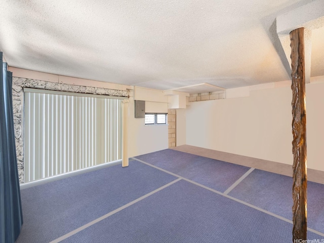 509 Lawelawe St, Honolulu, HI 96821 - basement featuring a textured ceiling and carpet flooring