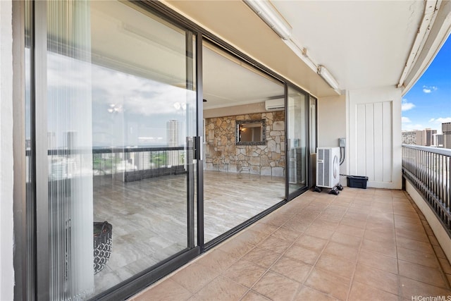 2333 Kapiolani Blvd Unit 2211, Honolulu, HI 96826 - balcony with a wall mounted AC