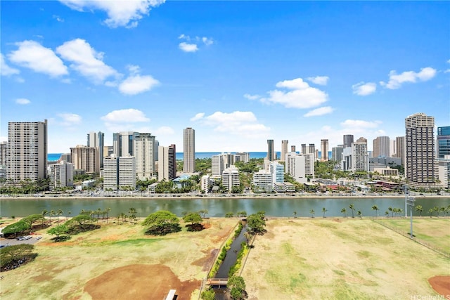 2333 Kapiolani Blvd Unit 2211, Honolulu, HI 96826 - drone / aerial view of skyline and a large body of water