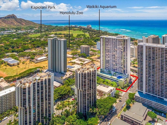 229 Paoakalani Ave Unit Ph-3807, Honolulu, HI 96815 - view of urban area with a large body of water