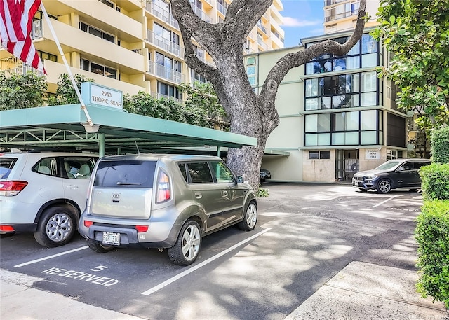 2943 Kalakaua Ave Unit 606, Honolulu, HI 96815 - view of partially covered parking lot