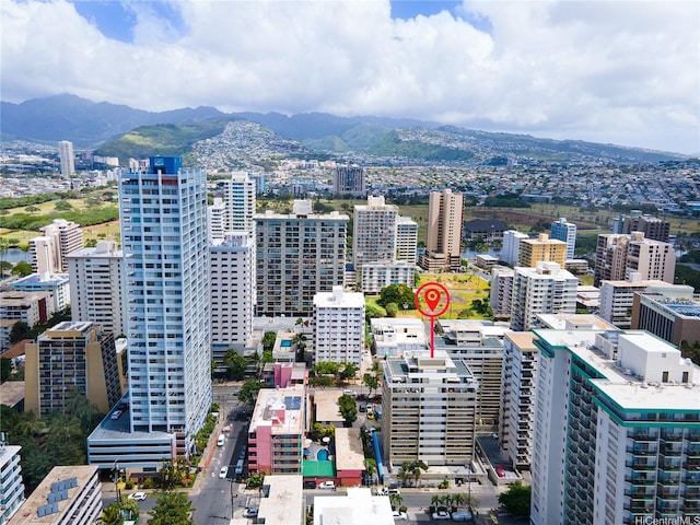 2450 Prince Edward St Unit 1006A, Honolulu, HI 96815 - city view featuring mountains