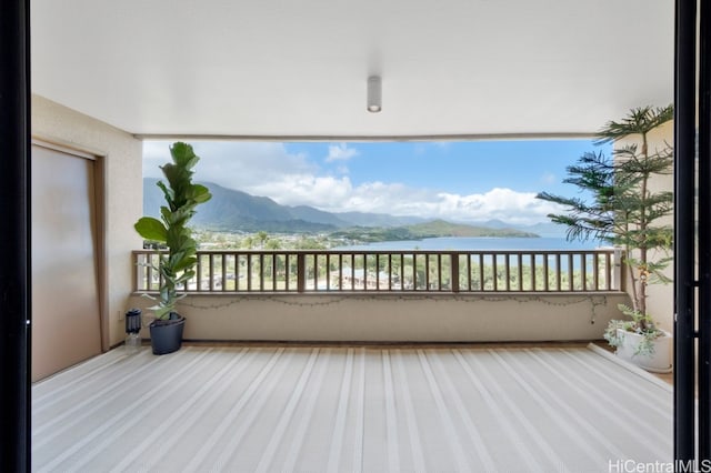 46-55 Meheanu Pl Unit 3441, Kaneohe, HI 96744 - balcony with a water and mountain view