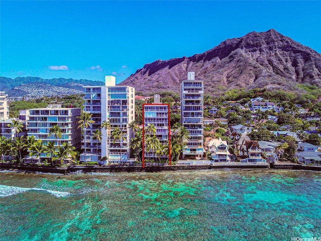 3015 Kalakaua Ave Unit 602, Honolulu, HI 96815 - view of building exterior featuring a mountain view