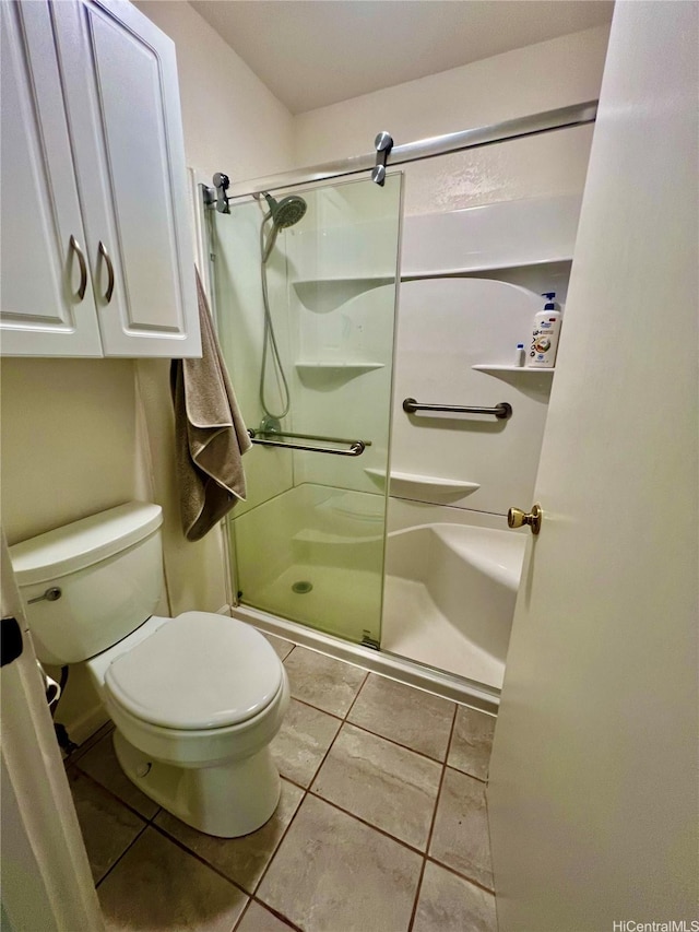 790 Ipuai St, Honolulu, HI 96825 - full bathroom with toilet, a stall shower, and tile patterned flooring