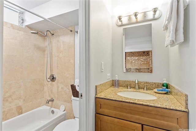2463 Kuhio Ave Unit 607, Honolulu, HI 96815 - bathroom with shower / tub combination, vanity, and toilet