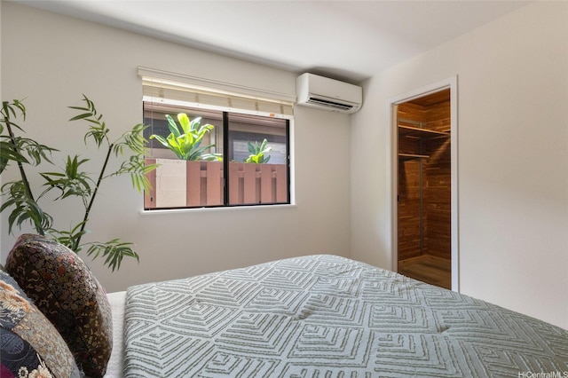 98-130 Lania Way Unit 42, Aiea, HI 96701 - bedroom with a wall unit AC and a closet