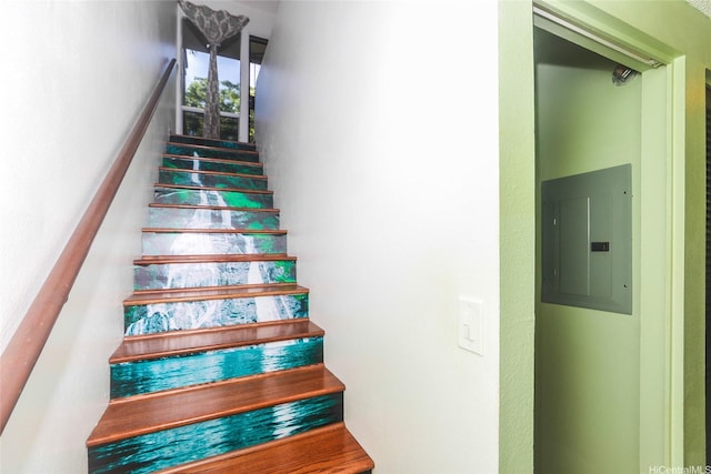 47-718 Hui Kelu St Unit 1504, Kaneohe, HI 96744 - stairway with electric panel