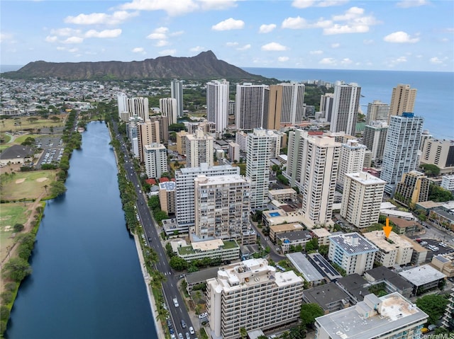 222 Kaiulani Ave Unit Ph3, Honolulu, HI 96815 - aerial view of a water and mountain view
