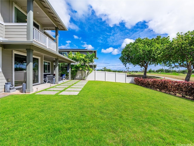 91-5408 Kapolei Pkwy Unit 37, Kapolei, HI 96707 - view of yard featuring a balcony and a patio area