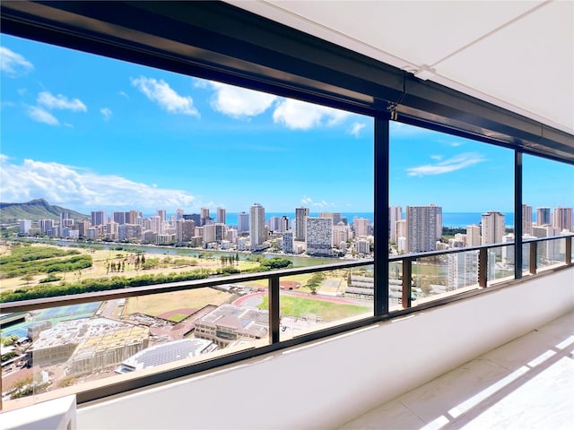 581 Kamoku St Unit 3906, Honolulu, HI 96826 - balcony featuring a view of skyline