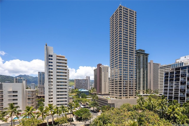 2045 Kalakaua Ave Unit 618, Honolulu, HI 96815 - city view with mountains