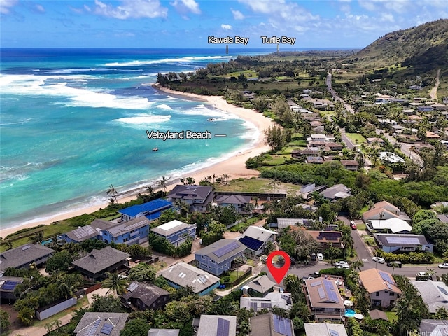 58-015 Maika Pl, Haleiwa, HI 96712 - aerial perspective of suburban area featuring unending shoreline