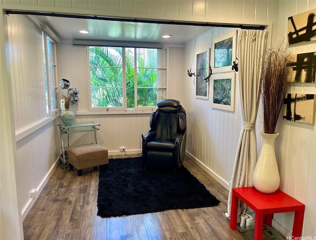 91-1708 Bond St, Ewa Beach, HI 96706 - sitting room with wood finished floors, healthy amount of natural light, and baseboards