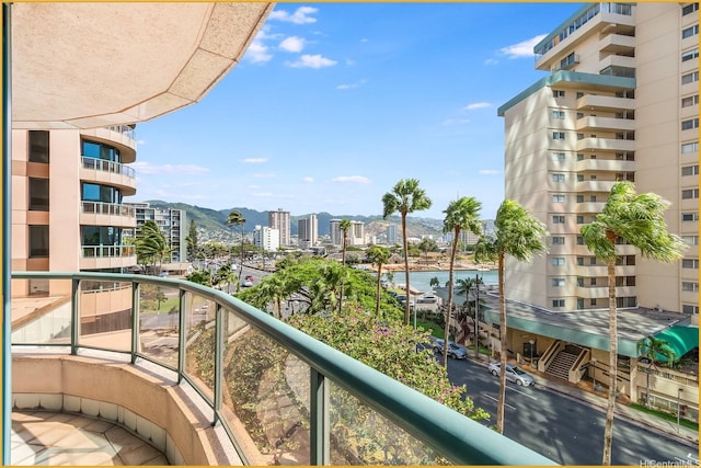 1888 Kalakaua Ave Unit 807, Honolulu, HI 96815 - balcony with a city view and a water and mountain view
