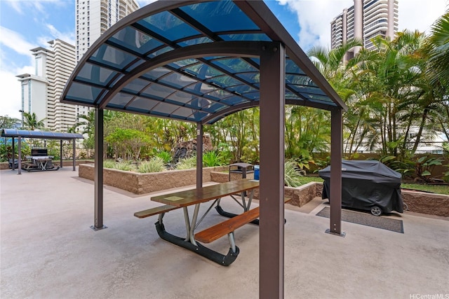 411 Hobron Ln Unit 3314, Honolulu, HI 96815 - view of patio / terrace featuring grilling area and outdoor dining area