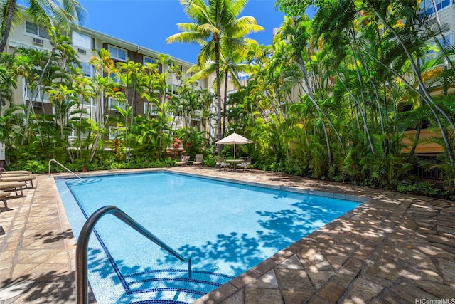 343 Hobron Ln Unit L103, Honolulu, HI 96815 - outdoor pool with a patio area