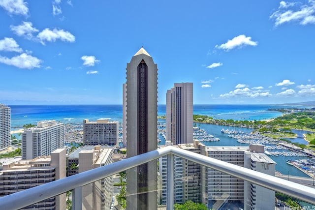 1551 Ala Wai Blvd Unit 2906, Honolulu, HI 96815 - water view featuring a marina