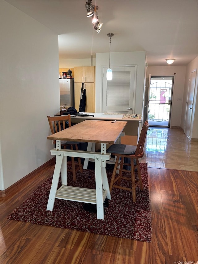 95-965 Ukuwai St Unit 3602, Mililani, HI 96789 - dining area with wood finished floors and baseboards