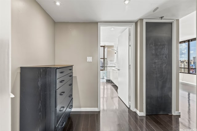 1221 Victoria St Unit 1705, Honolulu, HI 96814 - spacious closet with dark wood-style flooring