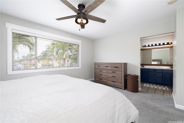 91-1013 Kailike St, Ewa Beach, HI 96706 - carpeted bedroom featuring ensuite bathroom and a ceiling fan